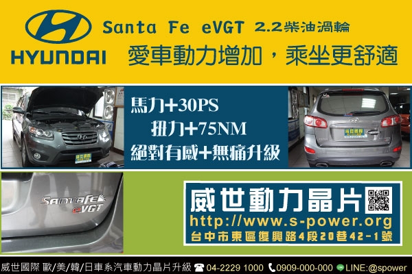 HYUNDAI Santa Fe 動能+舒適 升級