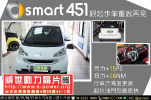 SMART 451 跟起步笨重說再見