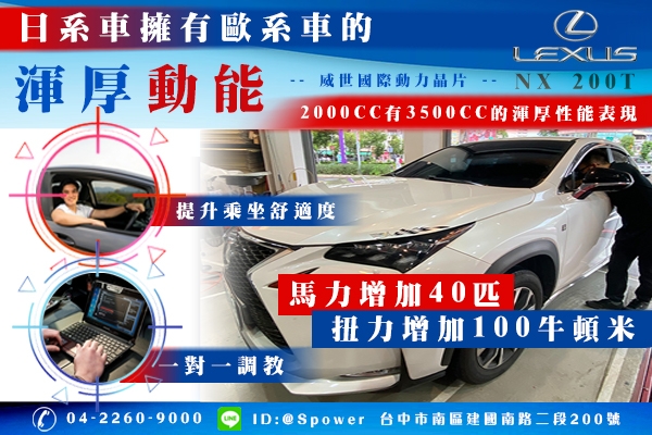 LEXUS NX200T 日系車擁有歐系車的渾厚動能！！