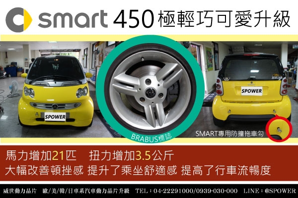 SMART 450 極輕巧可愛升級