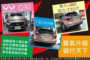 INFINITI Q30 1.6汽油渦輪 霸氣升級 御行天下