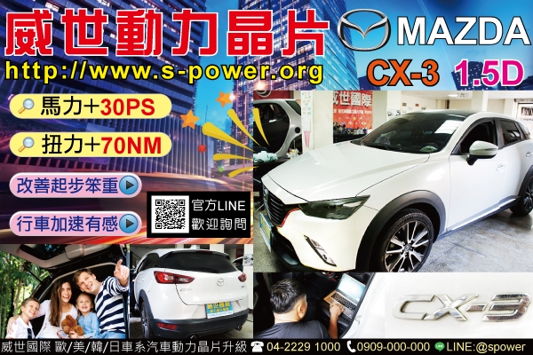 MAZDA CX-3 1.5D 超有感的動能提升