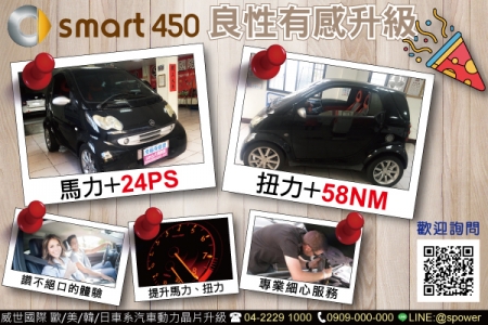 SMART 450 700cc 良性有感升級