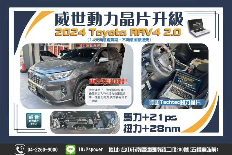 2024 Toyota RAV4 2.0不需要大幅改裝開出歐系般的紮實厚度