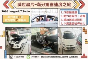 2020 Luxgen U7 Turbo升級威世晶片-滿分驚喜速度之旅