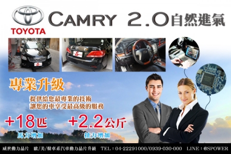 TOYOTA Camry 2.0強悍升級