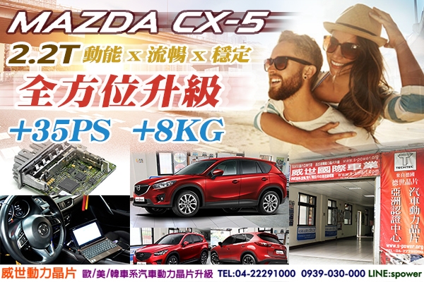 大推！　MAZDA-CX5 2.2T 全方位升級