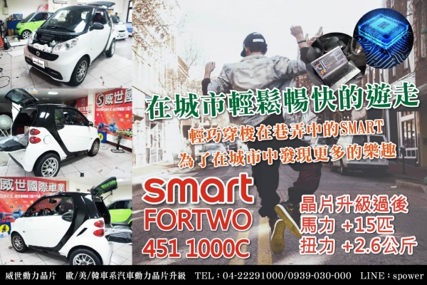 讓SMART在城市輕鬆暢快的遊走