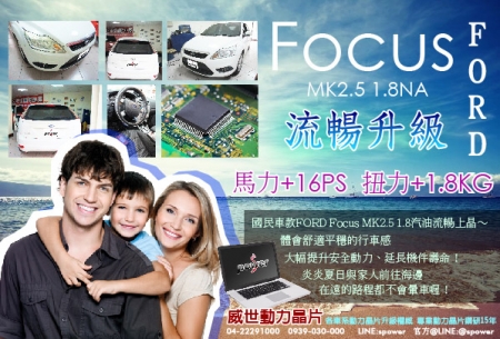 FORD focus MK2.5 1.8NA 流暢升級