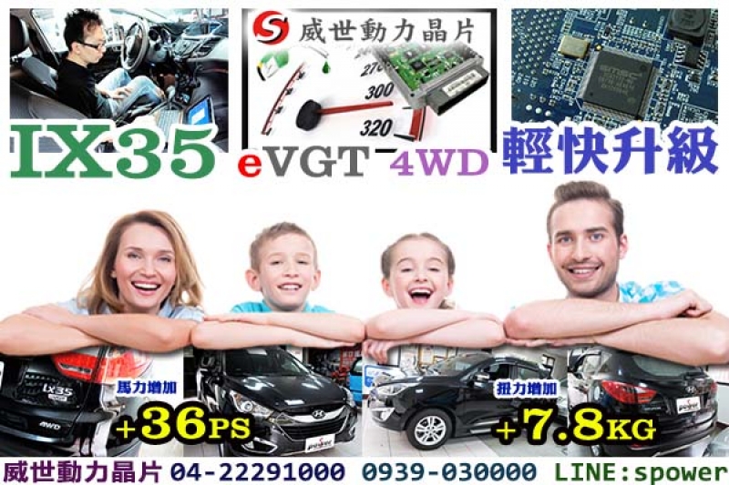 IX35 eVGT 4WD 輕快升級